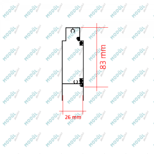 26 mm Isıcam Üstü Doğalgaz Menfezi